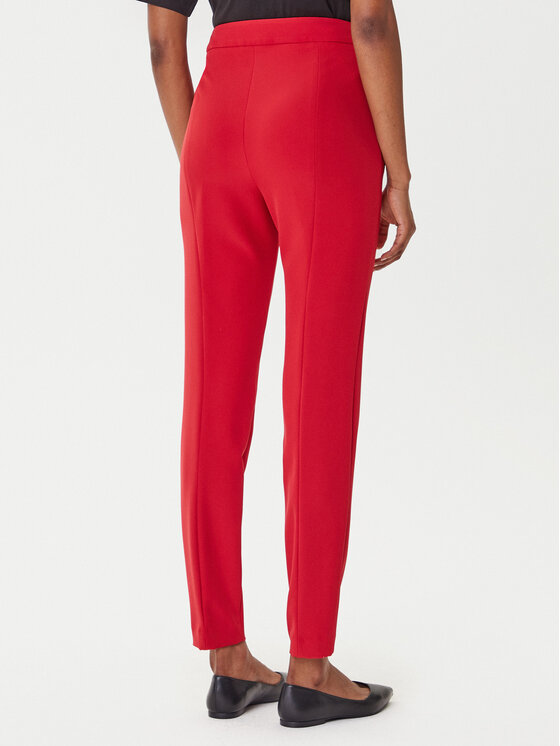 HUGO HUGO Текстилни панталони Hagonia-1 50539991 Червен Slim Fit