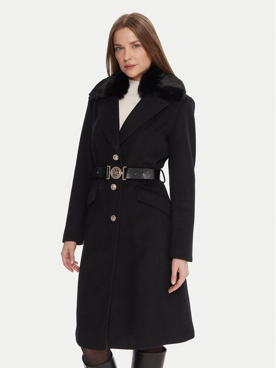 Guess Guess Kabát pro přechodné období W5BL25 W2672 Černá Regular Fit