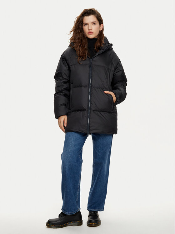 4F 4F Kurtka puchowa 4FWAW24TDJAF466 Czarny Loose Fit