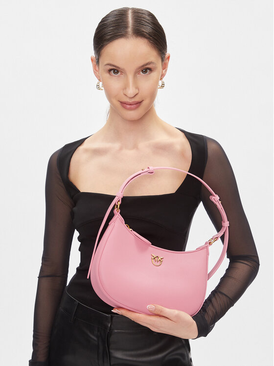 PINKO Pinko Torebka Half Moon Mini Fl . PE 24 PLTT 102790 A0F1 Różowy