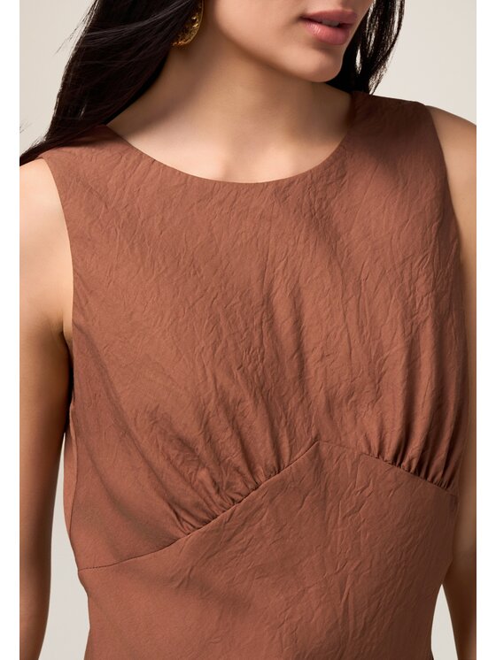 Oltre Oltre Abito da sera 7391R104942N027 Marrone Baggy Fit