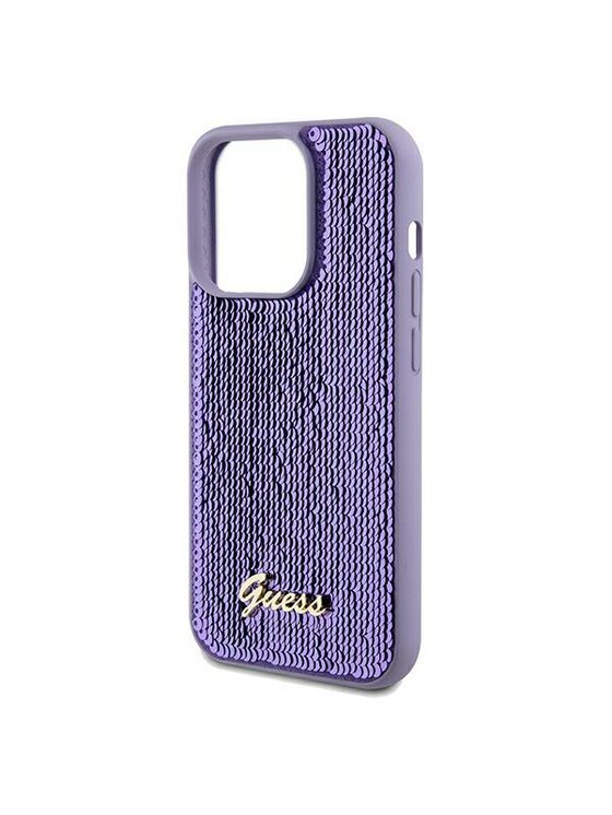 Guess Guess Etui na telefon iPhone 13 Pro Fioletowy