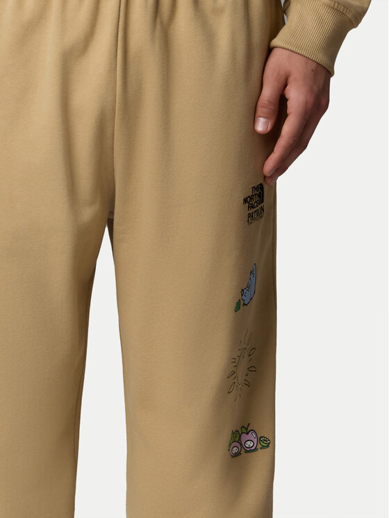 The North Face The North Face Παντελόνι φόρμας Unisex Mountain Cleanup NF0A8C2W Μπεζ Relaxed Fit