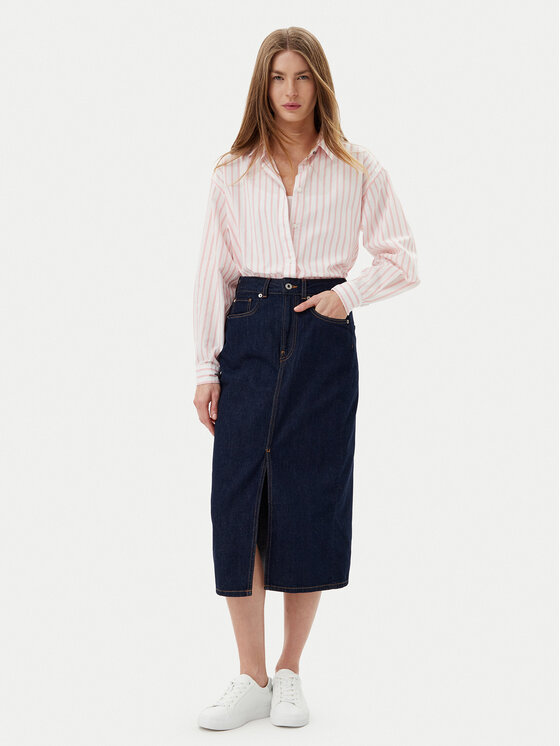 Pepe Jeans Pepe Jeans Farmer szoknya PL901186 Kék Regular Fit