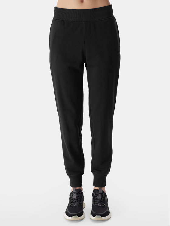 4F 4F Teplákové nohavice 4FWSS24TTROF606 Čierna Regular Fit