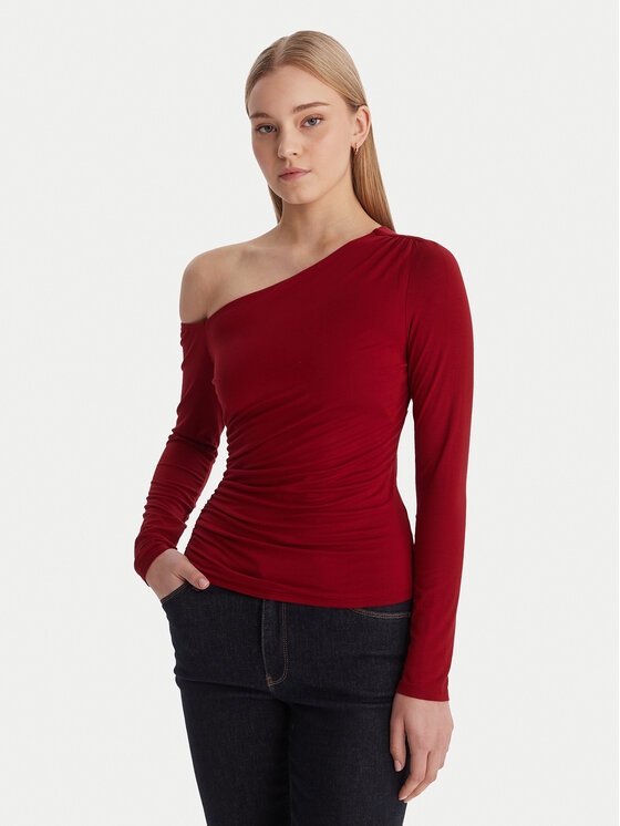 Guess Bluză W6RP02 KC1J2 Roșu Regular Fit