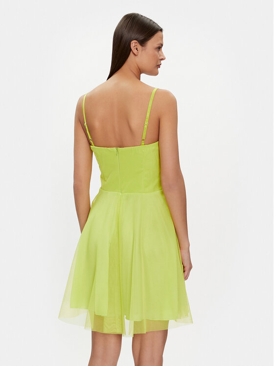 Rinascimento Rinascimento Коктейльна сукня CFC0117833003 Зелений A-Line Fit