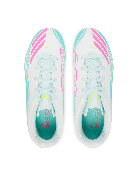 adidas adidas Futbalové topánky F50 Messi Club Firm Ground / Multi Ground JQ0950 Biela