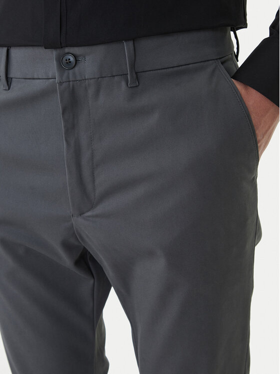 Calvin Klein Calvin Klein Pantaloni chino LV04LD613G Gri Slim Fit