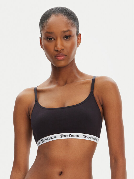 Juicy Couture Juicy Couture Sutien top Ren JCTBT125972 Negru