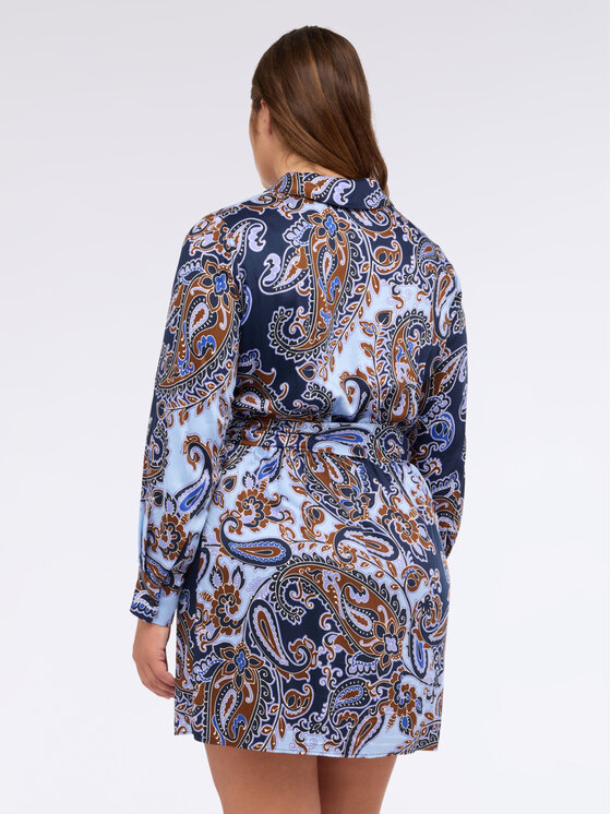 Fiorella Rubino Fiorella Rubino Sukienka codzienna 7050T001725N0R4 Niebieski A-Line Fit
