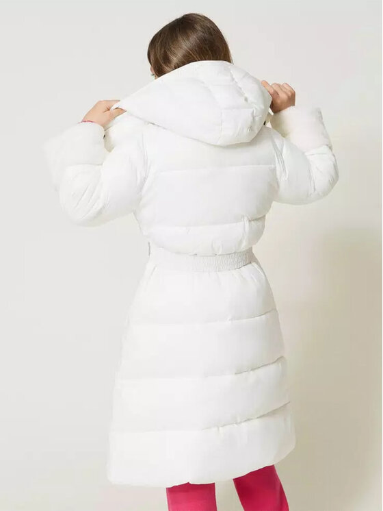 TWINSET TWINSET Kurtka zimowa 232GJ2111 Biały Regular Fit