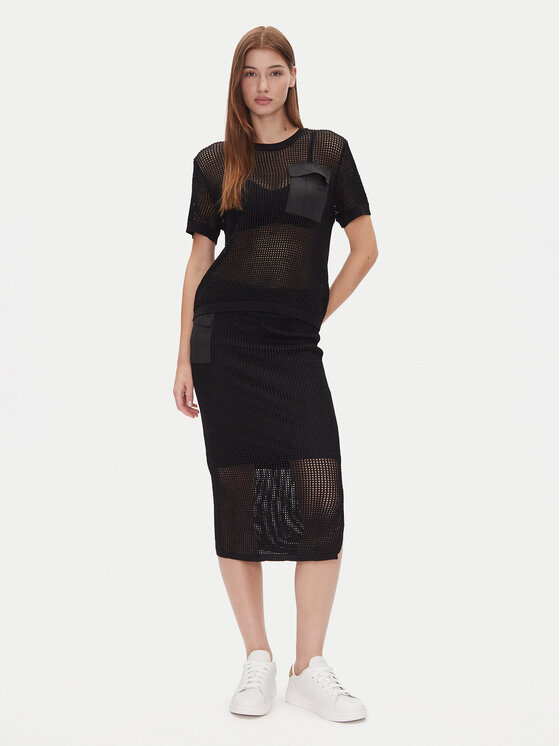 DKNY DKNY Πουλόβερ P5BSAV83 1 Μαύρο Regular Fit