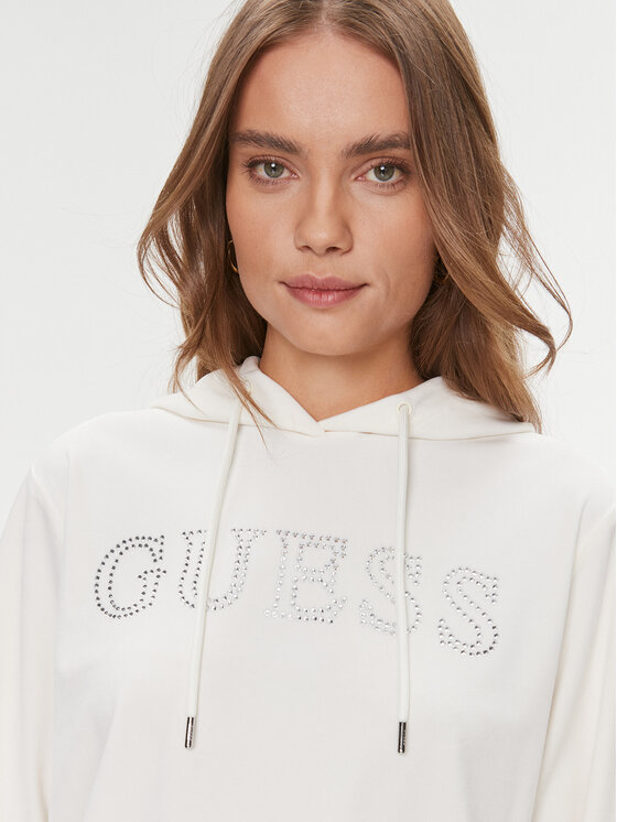 Guess Guess Pulóver Couture V4RQ25 KBXI2 Ekru Regular Fit