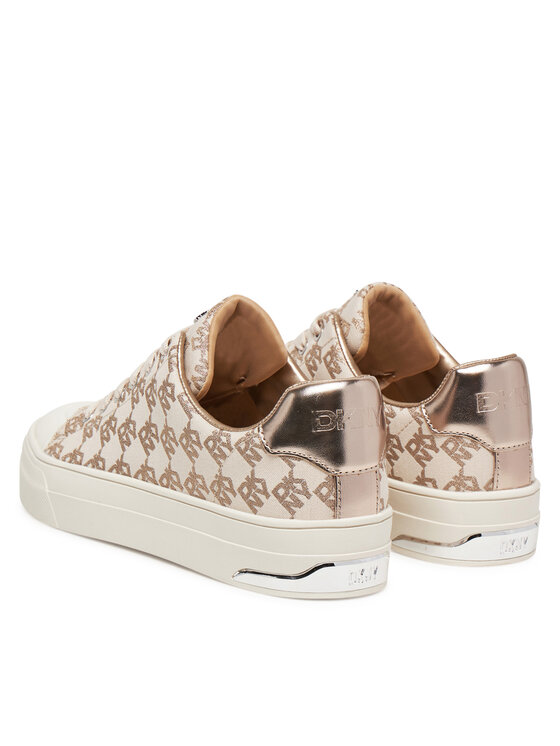 DKNY DKNY Trampki York Lace UP Sneak K2533982 Beżowy