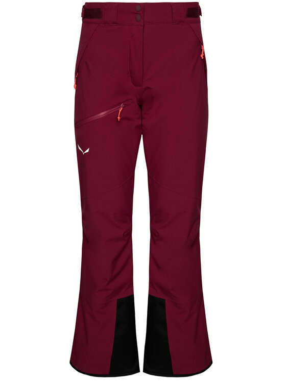 Salewa Salewa Smučarske hlače Antelao Beltovo Twr Pnt 28252 Bordo rdeča Regular Fit