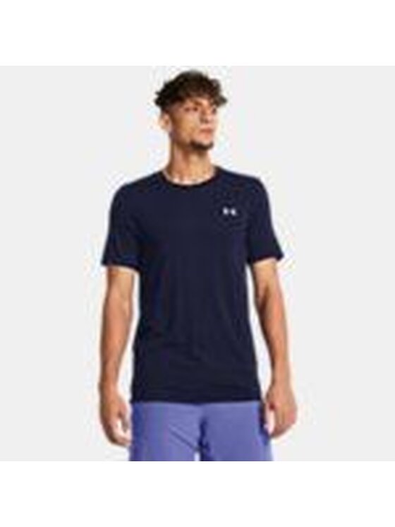 Under Armour Under Armour T-Shirt UA-1382801-410 Granatowy Active Fit