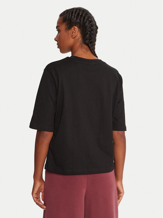 Guess Guess T-Shirt V5YI02 I3Z14 Μαύρο Boxy Fit