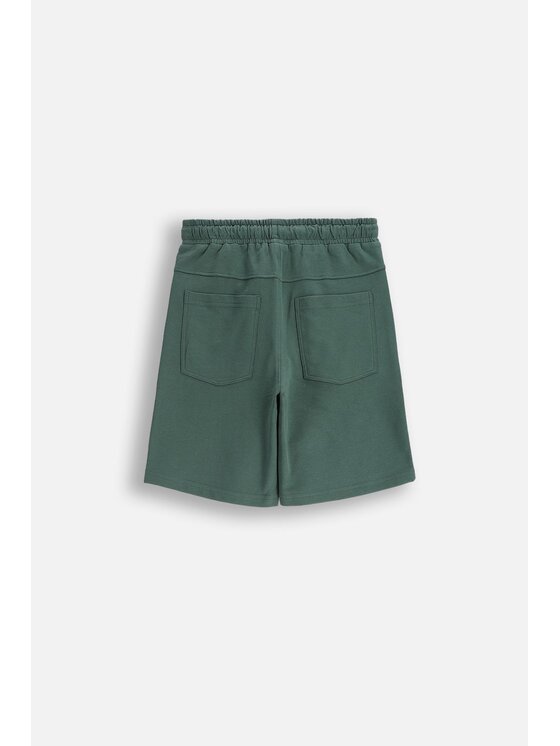 Coccodrillo Coccodrillo Bavlnené šortky WC5120501WBJ-011 Zelená Regular Fit