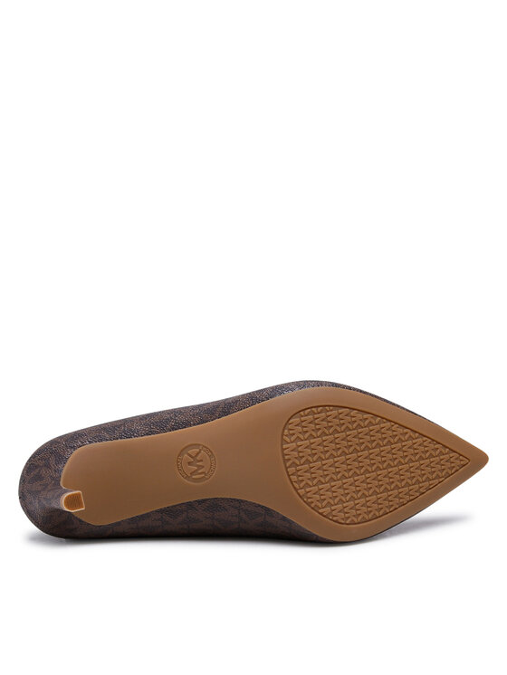 MICHAEL Michael Kors MICHAEL Michael Kors Čevlji z visoko peto Alina Flex Pump 40F2HNMP1B Rjava