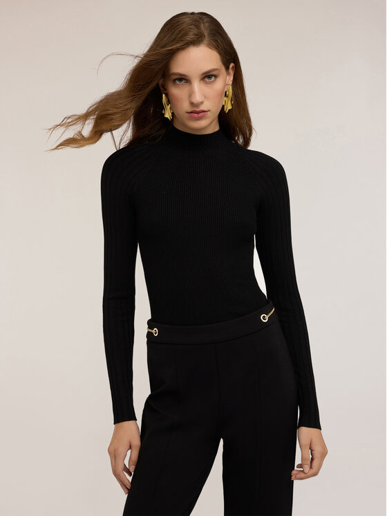 Motivi Motivi Maglione M360W003443N033 Nero Slim Fit