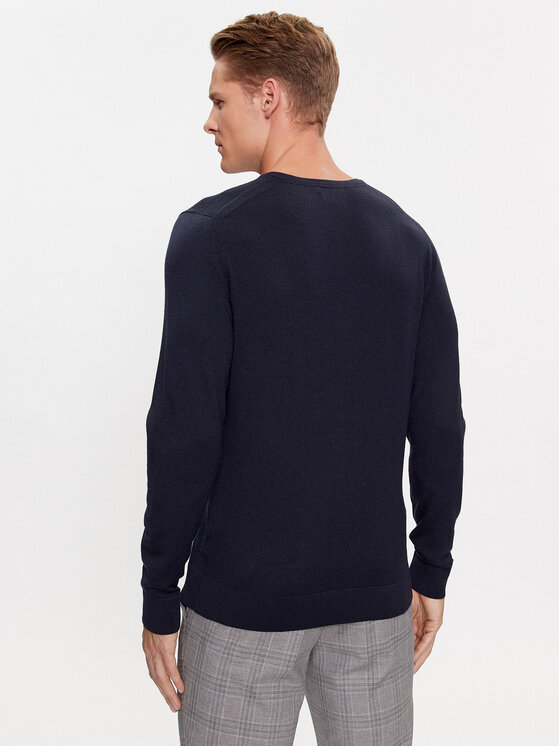 Calvin Klein Calvin Klein Pulover K10K109474 Mornarsko modra Regular Fit