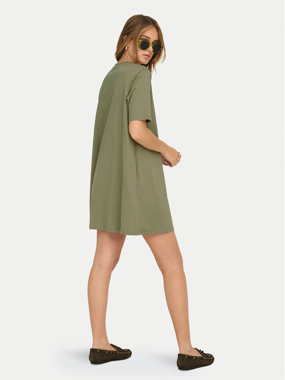 ONLY ONLY Kleid für den Alltag Mara 15374631 Grün Oversize