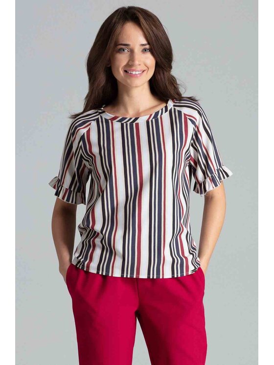 Lenitif Lenitif Blusa L052 Multicolore Regular Fit