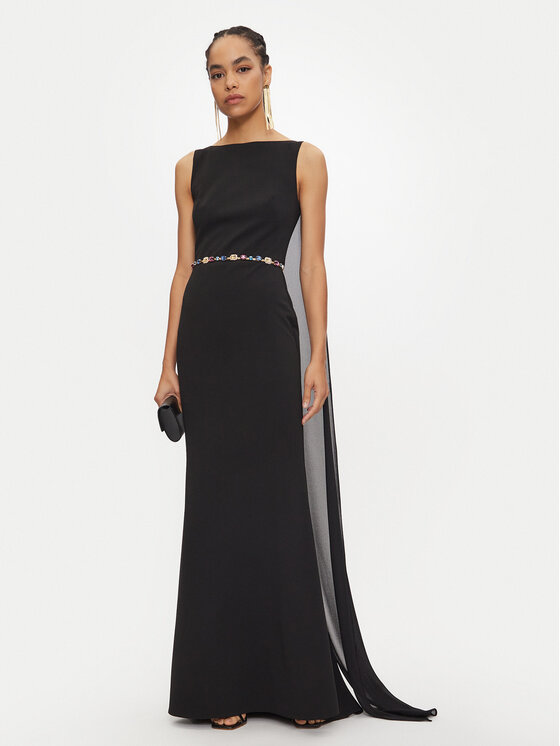 Rinascimento Rinascimento Õhtune kleit CFC0120016003 Must Regular Fit