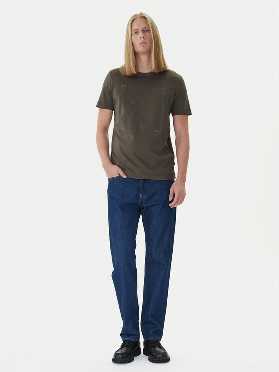 JOOP! JOOP! Majica 17 JJ-21Bajo 30047429 Rjava Modern Fit