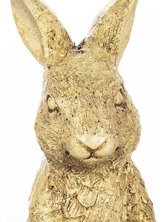 MIAhome MIAhome Figurka królika 44x20x23 cm CONILI Złoty