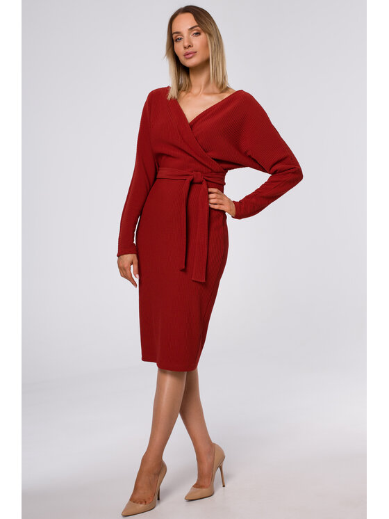 Made of Emotion Made of Emotion Vestito di maglia M523 Rosso