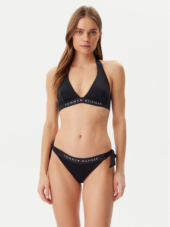 Tommy Hilfiger Tommy Hilfiger Gornji dio kupaćeg kostima UW0UW05813 Crna