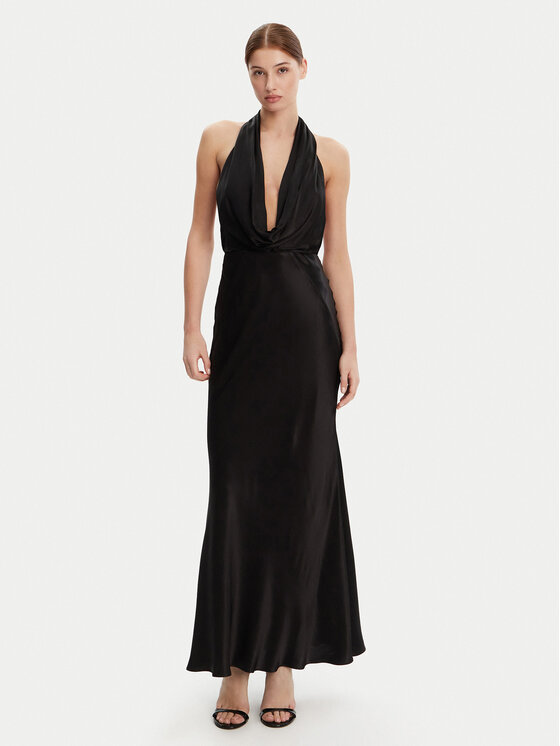 BARDOT BARDOT Abendkleid 59814DB Schwarz Regular Fit