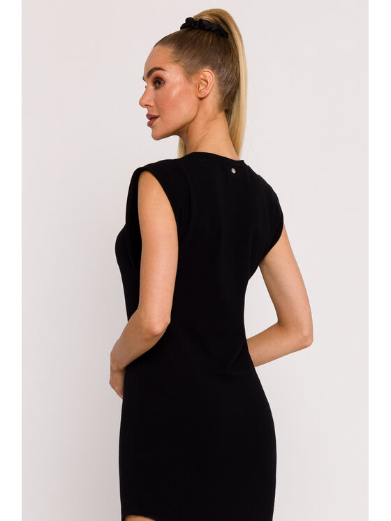 Made of Emotion Made of Emotion Večerné šaty M787 Čierna Generous Fit