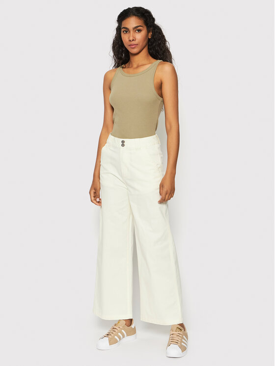 Converse Converse Pantaloni di tessuto Carpenter 10022968-A01 Beige Regular Fit