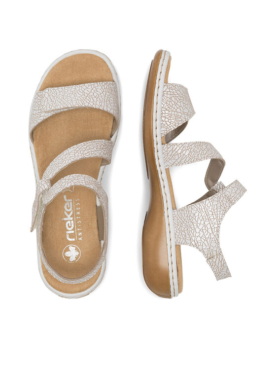 Rieker Rieker Sandale 659C7-81 Alb
