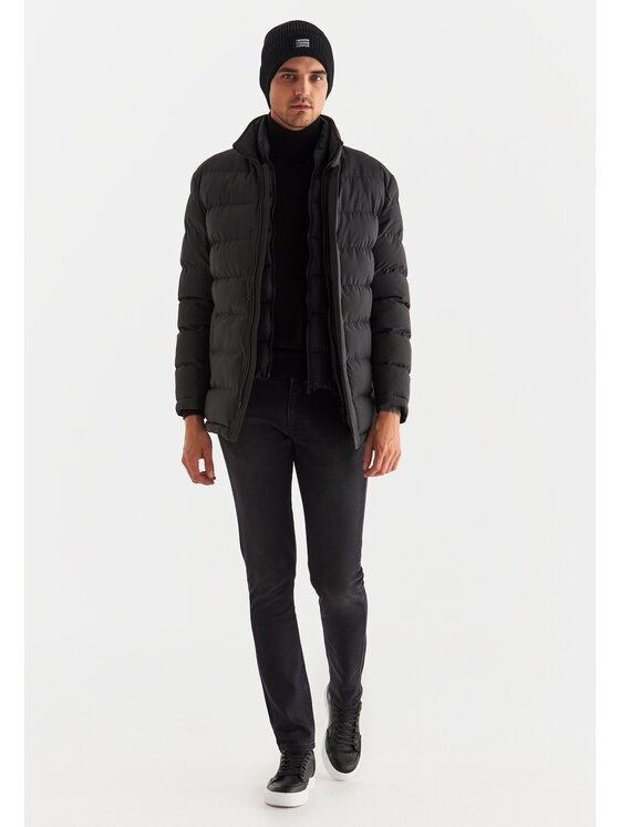 Pako Lorente Pako Lorente Kurtka przejściowa P22WF-5X-001 Granatowy Regular Fit