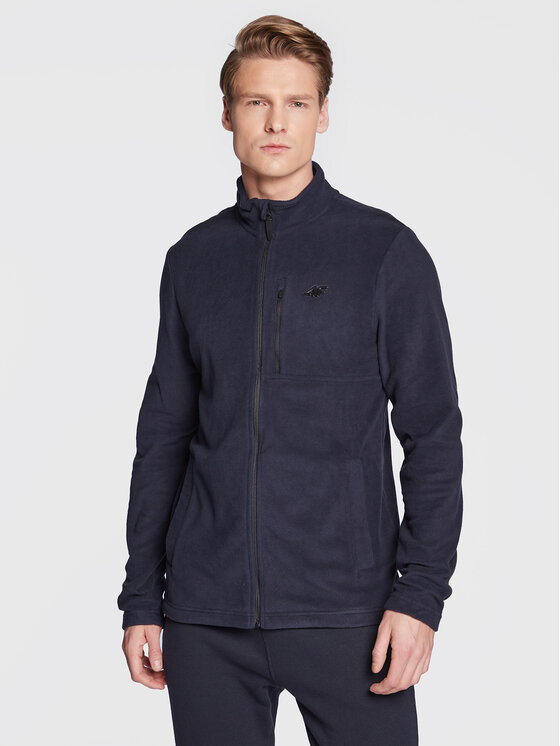 4F 4F Flis H4Z22-PLM352 Tamnoplava Regular Fit