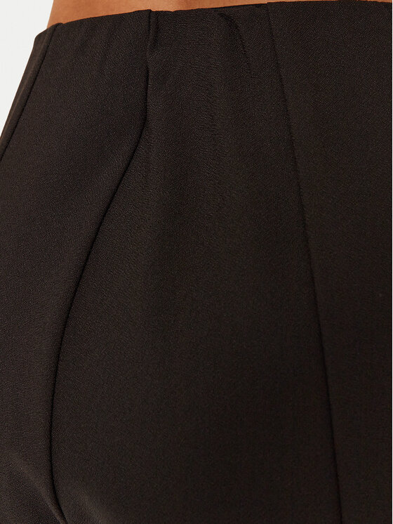 Gina Tricot Gina Tricot Παντελόνι υφασμάτινο Slim Bootcut Trousers 22856 Μαύρο Bootcut Fit