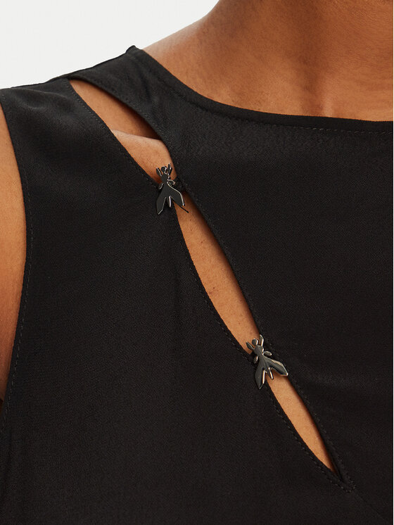 Patrizia Pepe Patrizia Pepe Blūze 8C0760/A8I1-K103 Melns Regular Fit