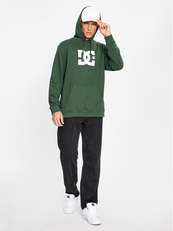 DC Shoes DC Shoes Pulóver Dc Star Otlr ADYSF03099 Zöld Regular Fit