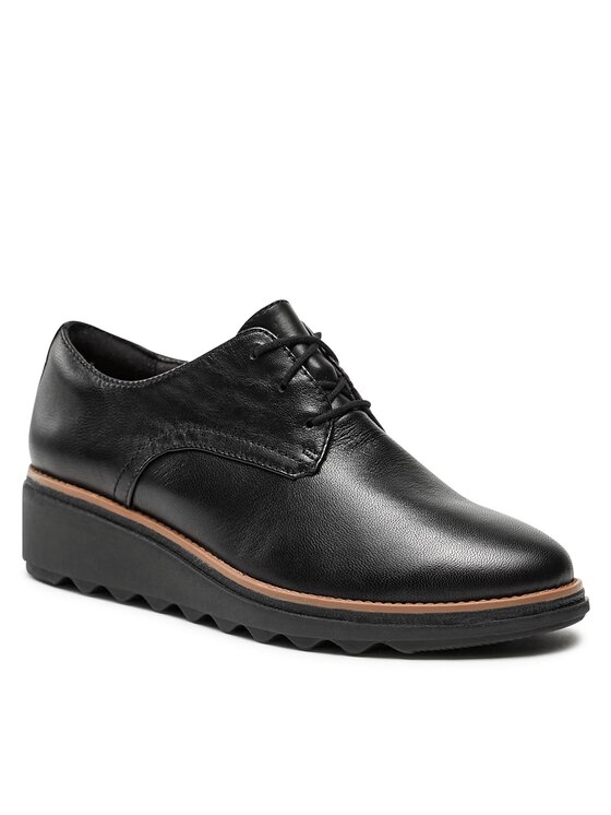 Clarks Clarks Oxfordky Sharon Rae 261754164 Čierna