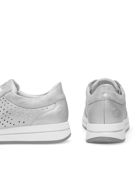 Rieker Rieker Sneakersy N4515-90 Stříbrná