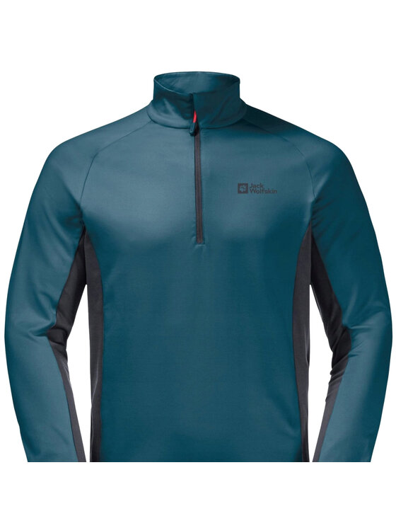 Jack Wolfskin Jack Wolfskin Bluza Morobbia Fleece HZ M Niebieski Regular Fit