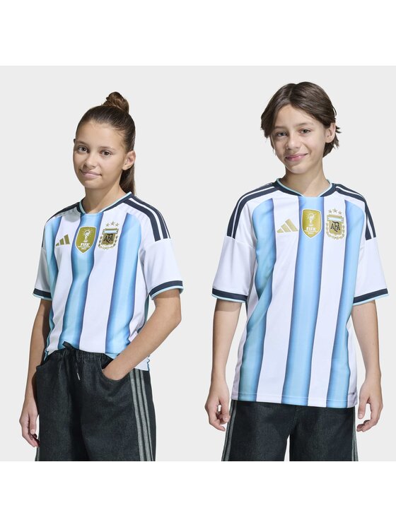 adidas adidas Koszulka techniczna Argentina 26 Home Kids Jersey Biały Regular Fit