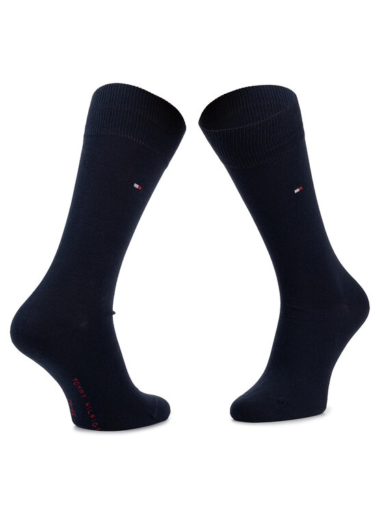Tommy Hilfiger Tommy Hilfiger Skarpety długie 342021001 Granatowy