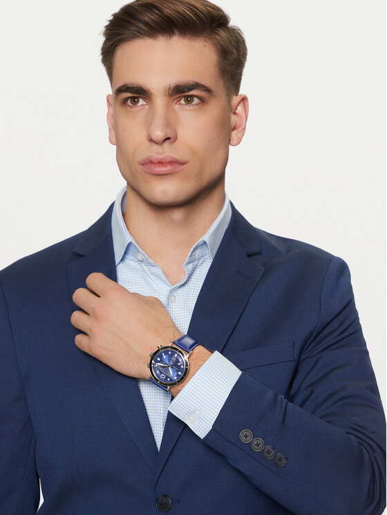 Ted Baker Ted Baker Karóra Mornig Chrono BKPMRS206 Sötétkék