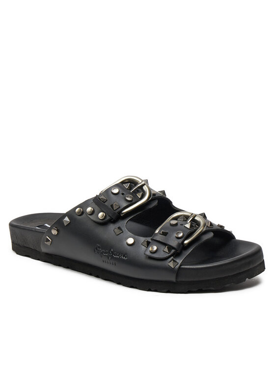 Pepe Jeans Pepe Jeans Pantoletten Oban Rock PLS80001 Schwarz