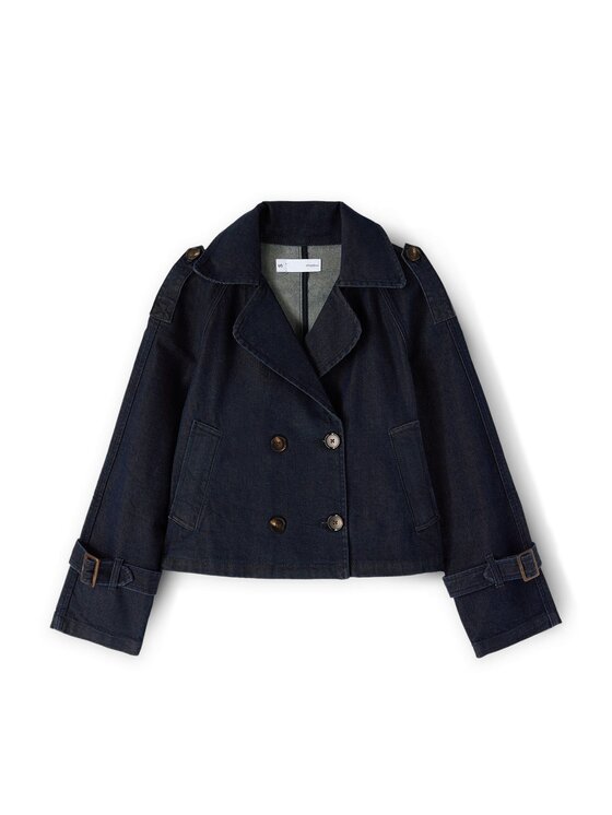 Motivi Motivi Cappotto R409W000133N034 Blu Regular Fit